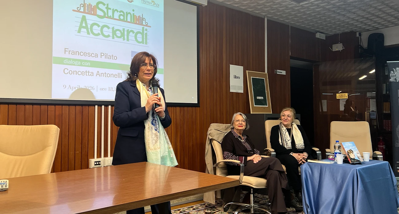 Quarto incontro della rassegna "Strani Accordi", con Francesca Pilato