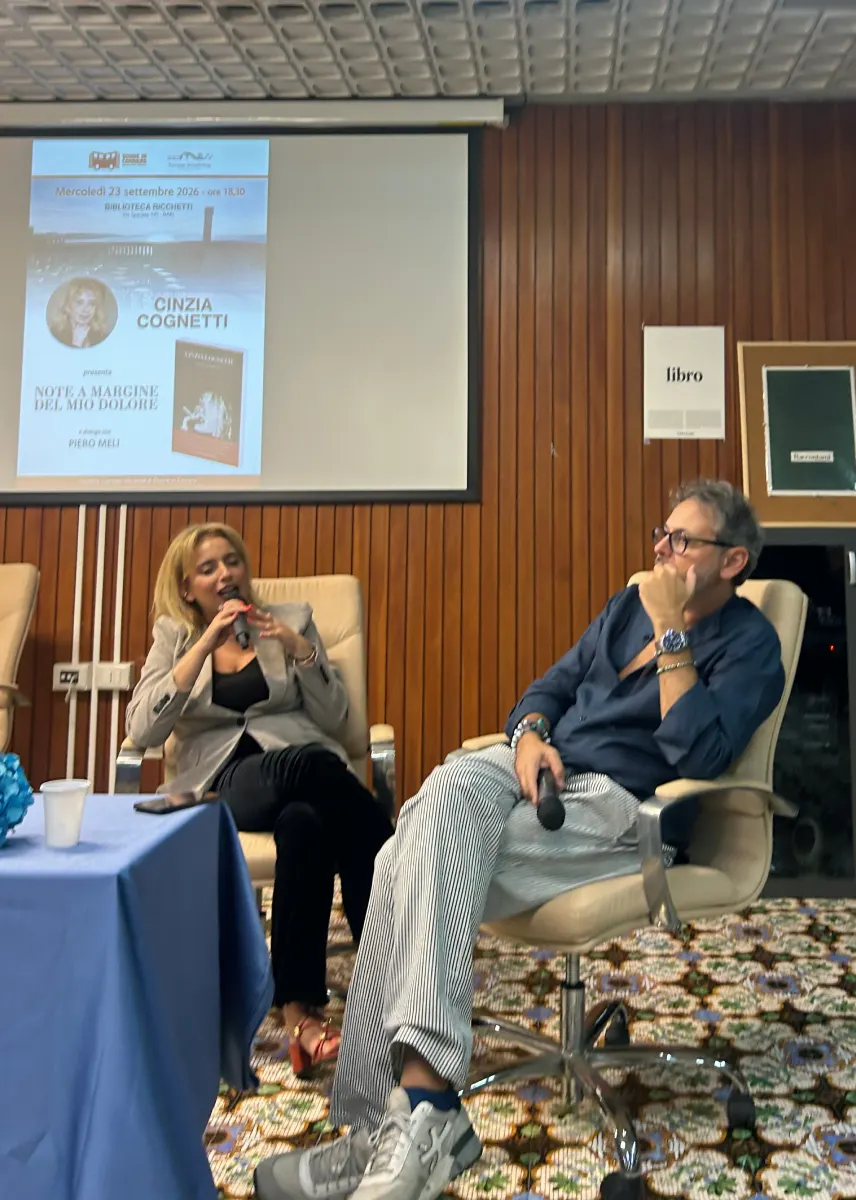 Presentazione del libro “Note a margine del mio dolore” di Cinzia Cognetti